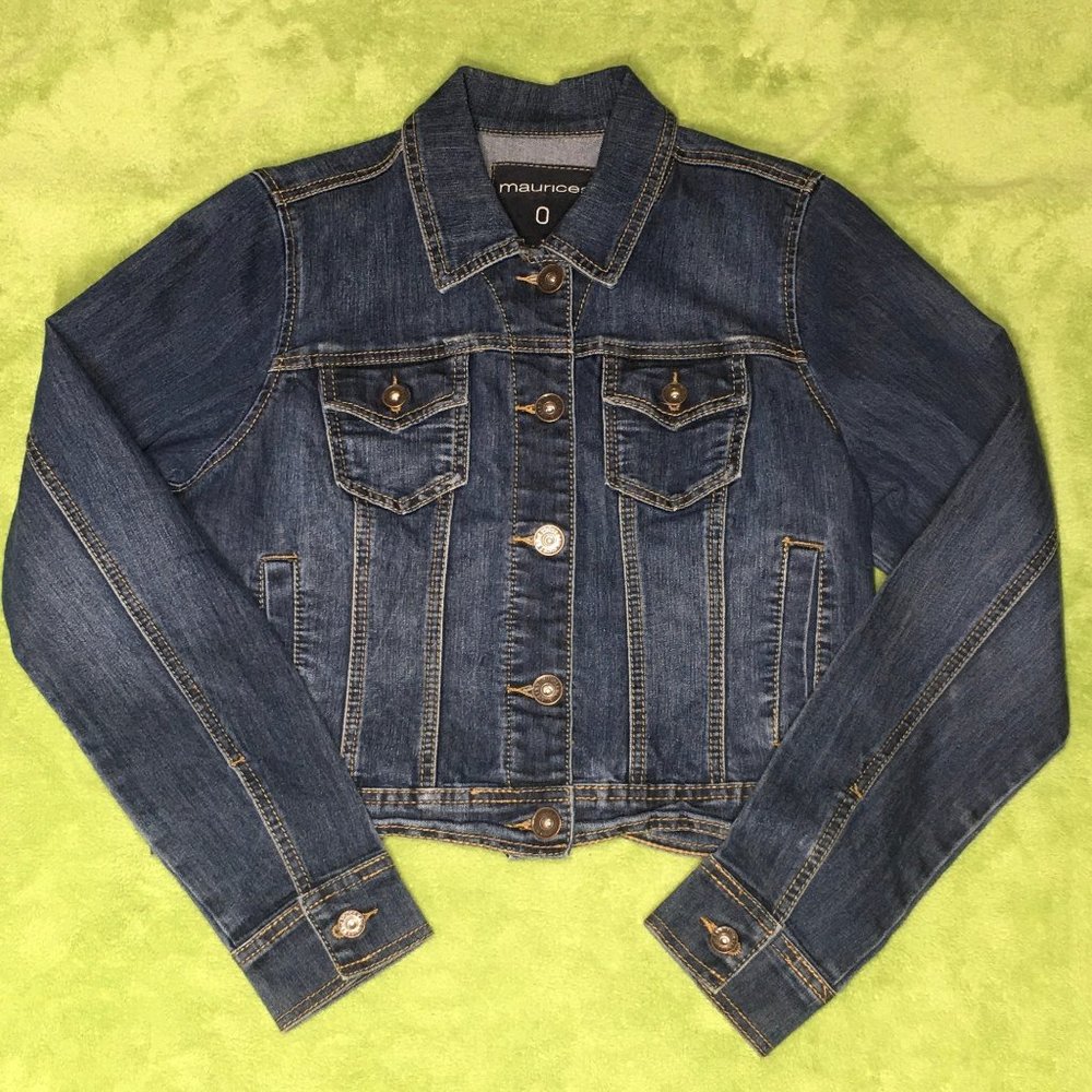 Maurices Jean Jacket Women's Size 0